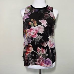 ONE CLOTHING Floral Crew Tank Blouse